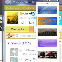 Cara Ganti Tema KASKUS YM, Ganti Tema KASKUS Yahoo Messenger