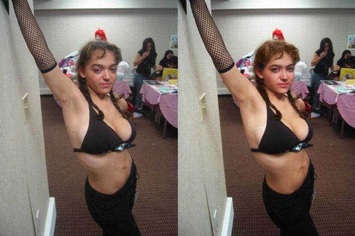 Cosplay Girls Before And After Photoshop