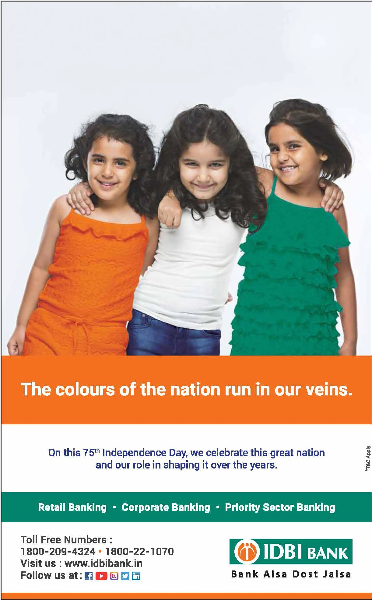 #6 IDBI Bank: The colours of the nation run in our veins
