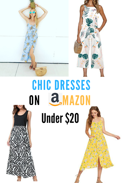 Chic fashion finds and stylish sun dresses for under $25 on Amazon Prime #fashion #momstyle #affordablefashion #summerstyle #bargain