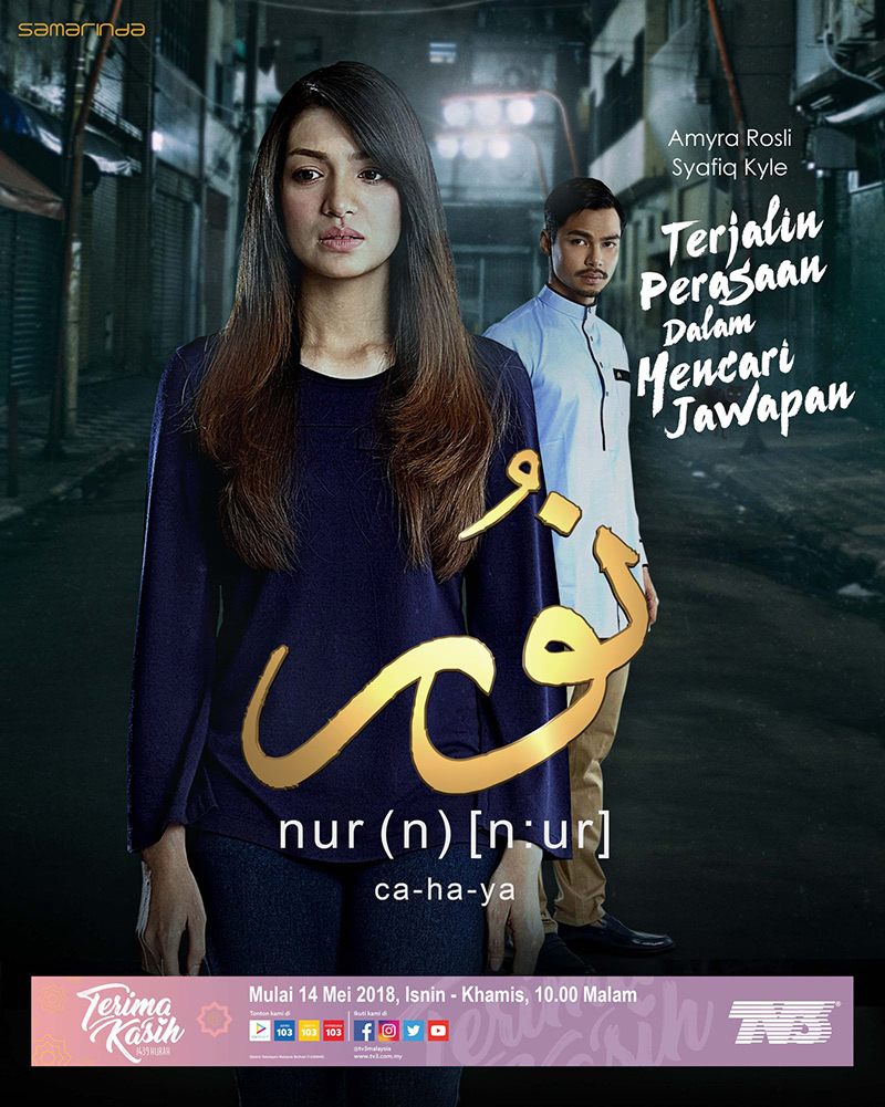 Drama Nur (TV3) Amyra Rosli & Shafiq Kyle  MyInfotaip