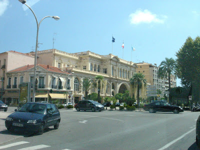 We stopped at Menton for lunch Finding parking was a nightmare in this 