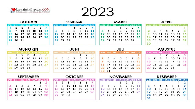 kalender masehi 2023