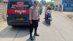 Wujudkan Kamtibmas Kondusif, Polsek Pasekan Terus Tingkatkan Patroli Strong Point Wiralodra Presisi
