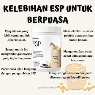 Bertenaga dan Sihat Dengan Set Berpuasa Shaklee