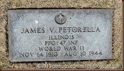 Petorella James V b 1910 Gravestone