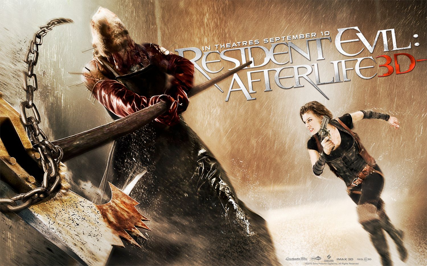Resident Evil 4: Recomeço, Poster do RE4, esse poster não f…