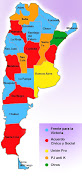 Mapa Argentina Político . Mapa de Argentina Completo (mapa argentina pol adtico)