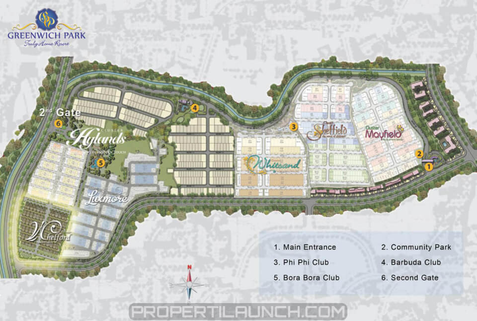 Cluster Whelford Garden Suites Greenwich Park BSD City 