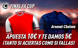 sportium Promo Final FA Cup Arsenal vs Chelsea 1 agosto 2020