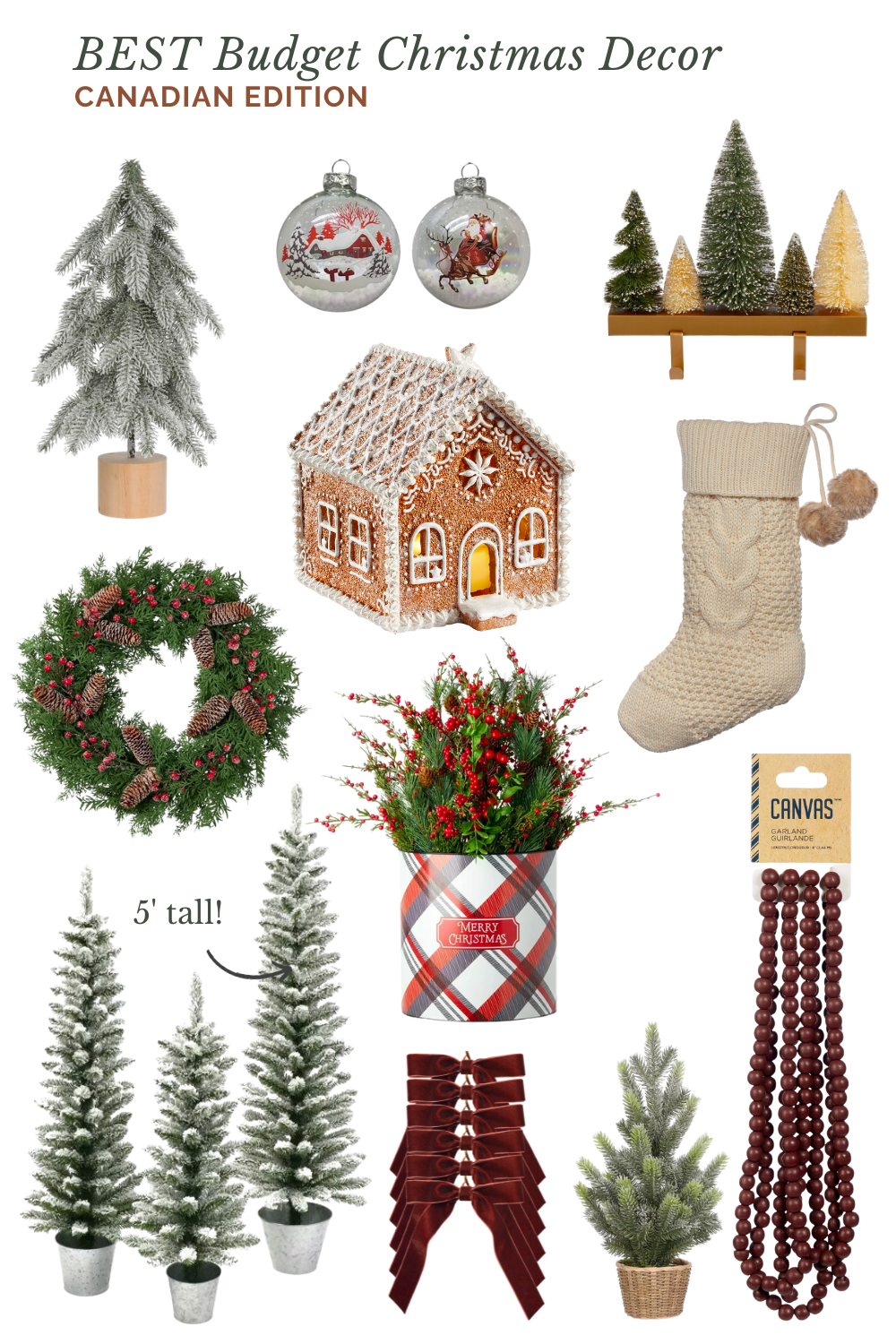 budget christmas decorations, canada holiday decor, christmas decor budget