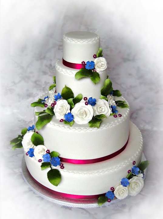 Such a romantic and pretty wedding cake The color swatches she gave me 