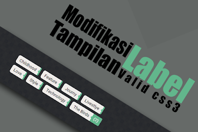 Modifikasi Widget Label dengan Counter Box Show-hide Valid CSS3