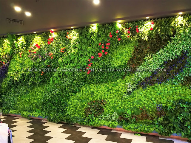 ARTIFICIAL PLANT/ARTIFICIAL FLOWER/VERTICAL GARDEN SINTETIS JASA PEMBUATAN VERTICAL GARDEN SINTETIS DI BOGOR