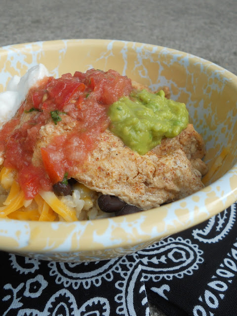 burrito bowls with cilantro lime rice (sweetandsavoryfood.com)