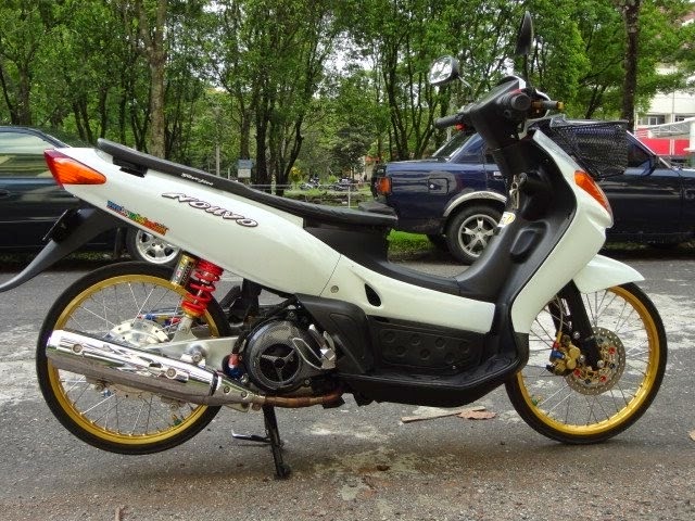 Modifikasi Motor Yamaha Nouvo 2003 / Nouvo lele 