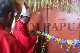 Uskup  Resmikan Gereja  Santa Maria Fatima Amar