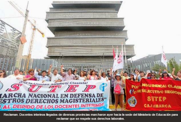 Más de 9.500 maestros serían cesados a un mes del inicio de clases