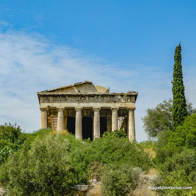 Templo de Héfesto ou Theseion na Ágora Antiga de Atenas