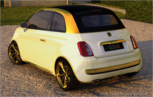 Fiat 500-Acabamento em Ouro