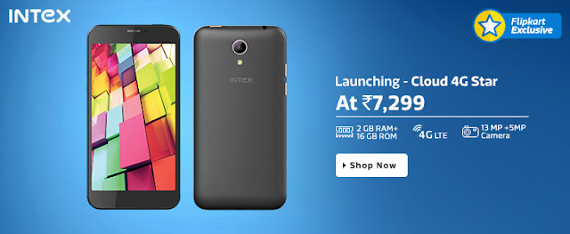 Intex Cloud 4G Star Smartphone Launched Today