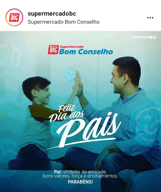 HOMENAGEM DO SUPERMERCADO BOM CONSELHO PARA TODOS OS PAIS