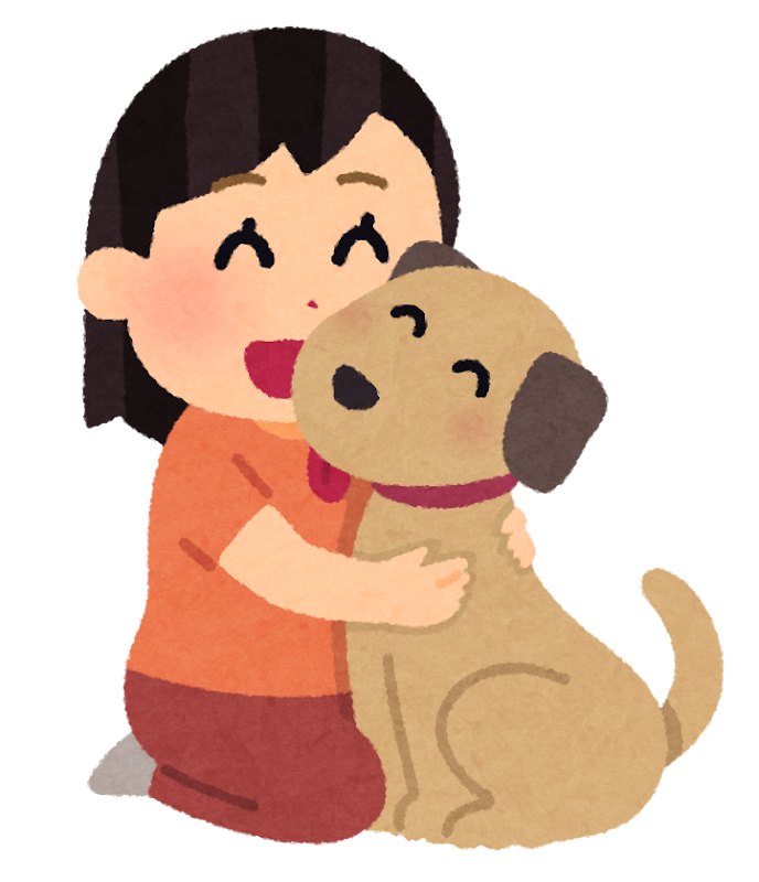 犬と女の子のイラスト ペット かわいいフリー素材集 いらすとや