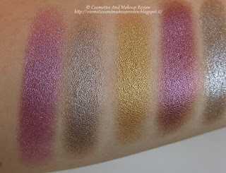 Mermaid Collection - refill ombretti - da sinistra a destra: Calypso, Chemical Bond, Cleo, Juno Moon, Nereide