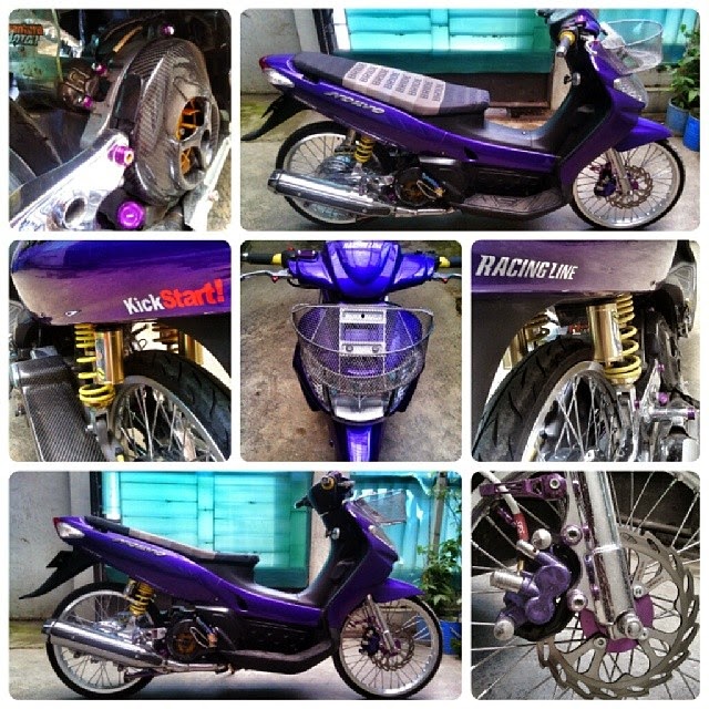 Modifikasi Motor Yamaha Nouvo 2003 / Nouvo lele 