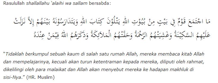 Keutamaan Membaca AL-Qur'an Menurut Hadits Nabi Muhammad saw