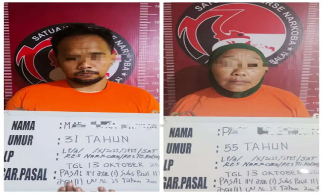 Alamak Oy, Ibu dan Anak Bandar Sabu di Tanjung Balai, Kelola 50an Pelanggan