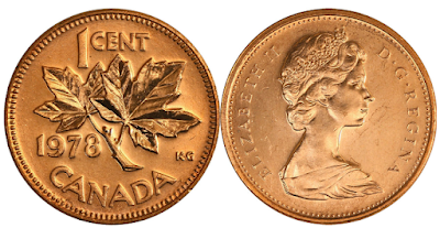 1978 Canadian Penny