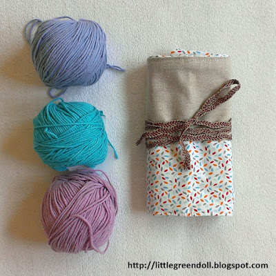 Funda agujas ganchillo Crochet Needle Case