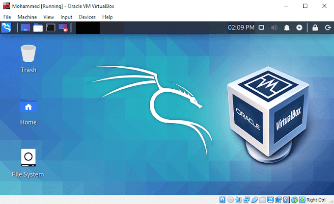 تحميل وتثبيت نظام kali linux على نظام وهمي virtualbox