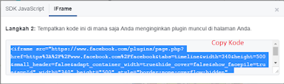 Cara Membuat Dan Memasang Fanspage Facebook Diblog