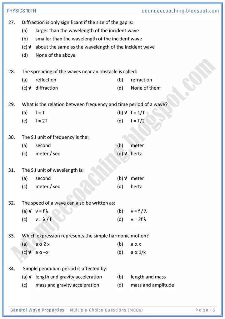 general-wave-properties-mcqs-physics-10th