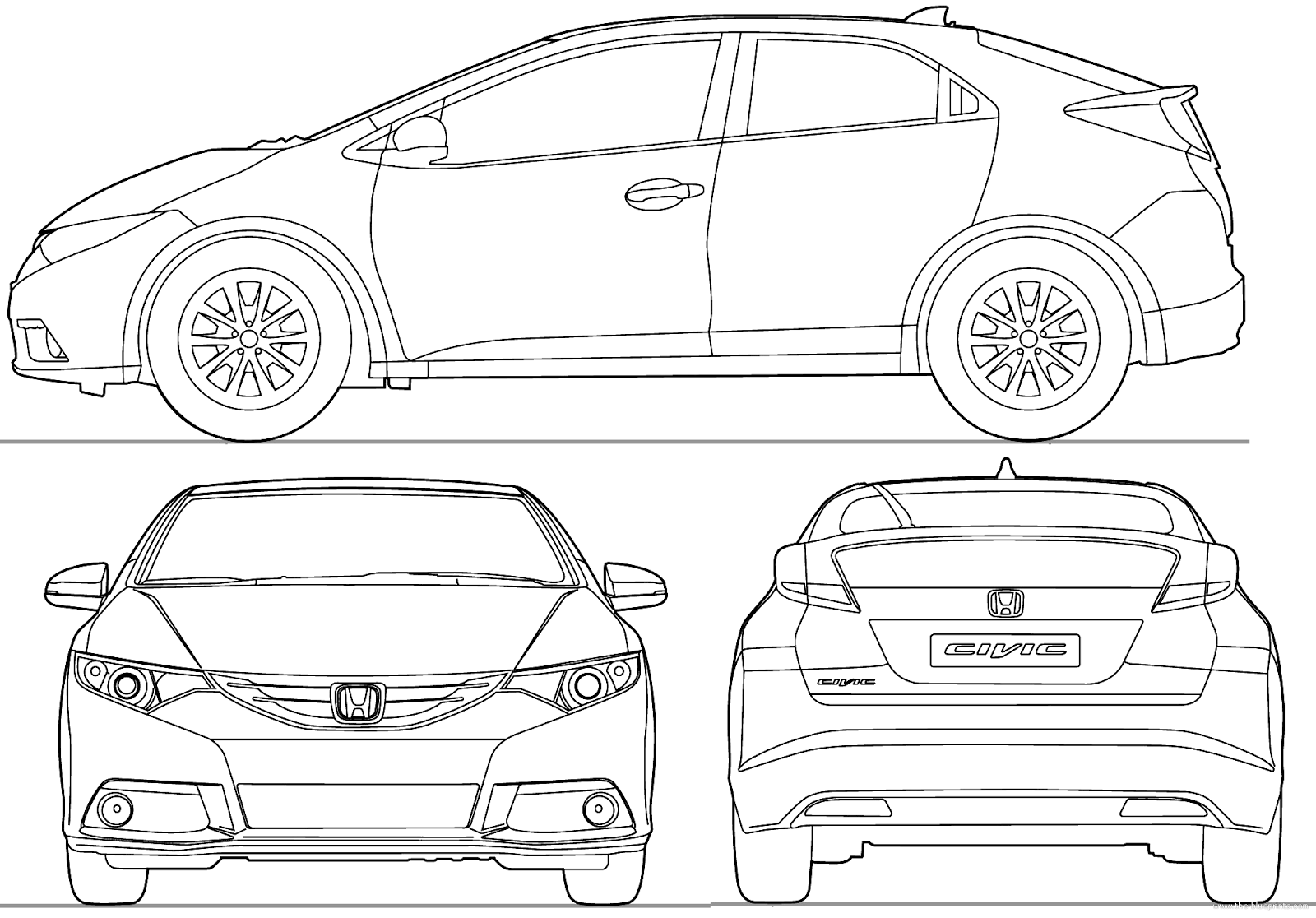 CGfrog: Most Loved Car Blueprints for 3D Modeling