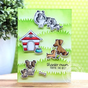 Sunny Studio Stamps: Puppy Parents Mothers Day Card by Eloise Blue