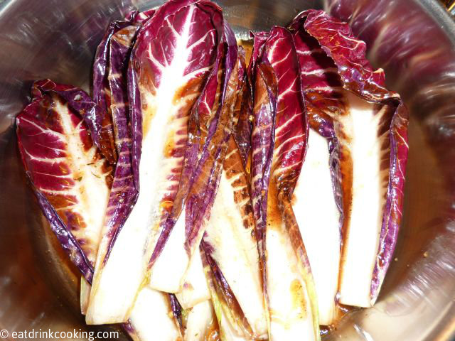 Radicchio Trevisano - Radicchio rosso di Treviso gebraten