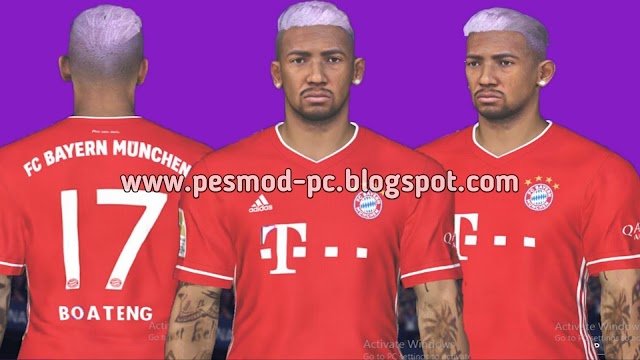 PES 2017 Jarome Boateng Face Update Hairstyle 2020