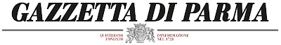 New masthead of Gazzetta di Parma featuring the coat of arms