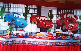 Children parties, cars decoration