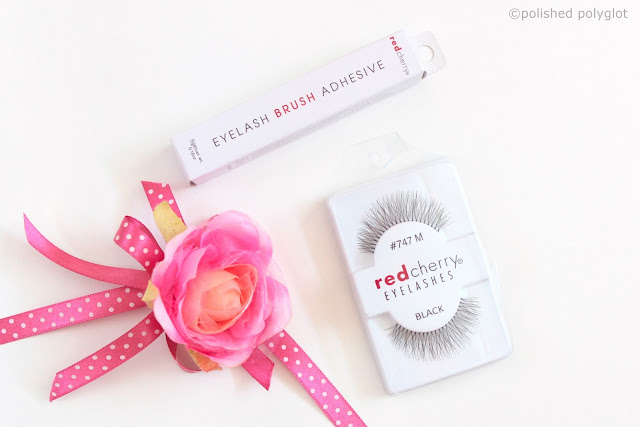 Red Cherry Eyelashes and Latex-free glue Review