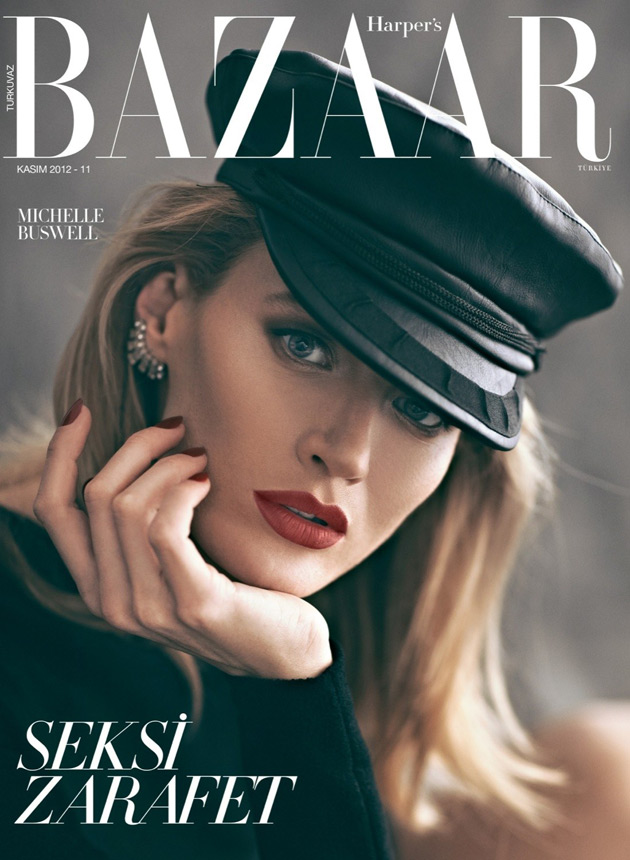 Harper's Bazaar Turkey November 2012 - Michelle Buswell photographed by Koray Birand