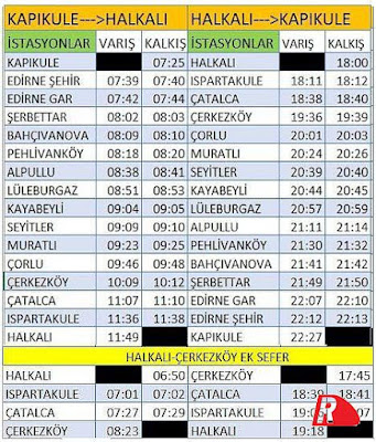 Otobüs Bilet Fiyatlarının Artması Trakyalıların Treni Tercih Etmesine Sebep Oldu