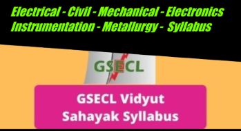 GSECL Vidyut Sahayak Syllabus