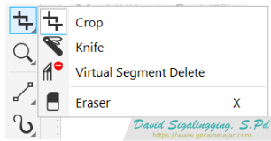 Pentingnya Crop tool pada corel draw