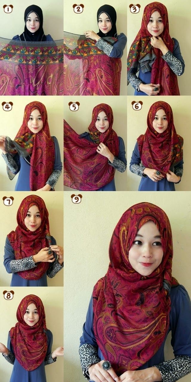 Tutorial Hijab Bahan Kaku 2017 Tutorial Hijab Terbaru Tahun 2017