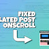 Add Widget  Fixed Related Post OnScroll for Non AMP
