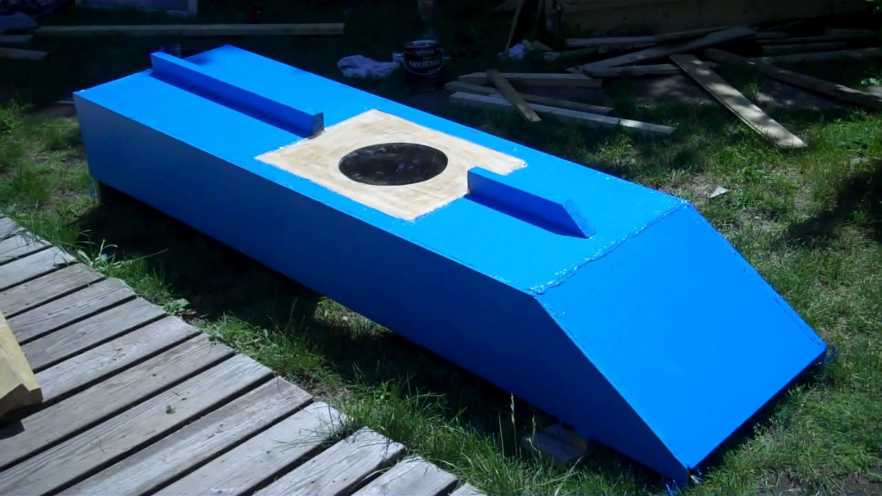 Relaxshacks.com: "The Blue Crab"- A micro, plywood, skiff/kayak/canoe 